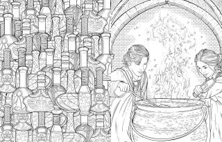 Hogwarts Legacy: Official Coloring Book