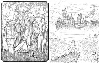 Hogwarts Legacy: Official Coloring Book