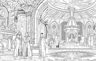 Hogwarts Legacy: Official Coloring Book