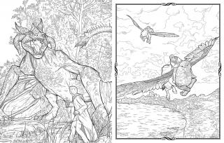 Hogwarts Legacy: Official Coloring Book