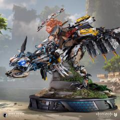 Aloy on Clawstrider 1:9 Scale Statue