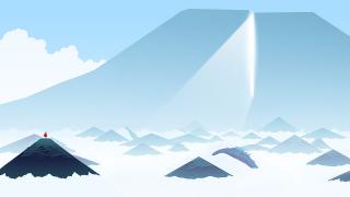 Mountains in the Sky (Art Print)