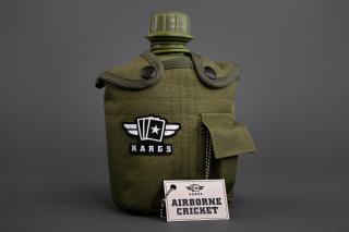 Churchill Mk. VII Tank, B-17 Flying Fortress, Canteen, Airborne Cricket Clicker, Satchel & Artwork