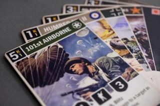 Churchill Mk. VII Tank, B-17 Flying Fortress, Canteen, Airborne Cricket Clicker, Satchel & Artwork