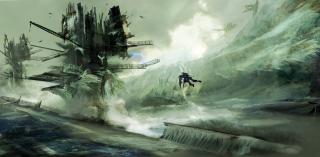 Ice Platform (Art Print)