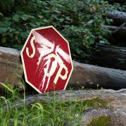 Firefly Aluminum Stop Sign