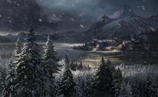 Hunting & Lakeside Vista Set (Art Print)
