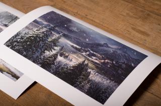 Hunting & Lakeside Vista Set (Art Print)