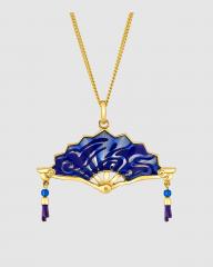 Spirit Blossom Cassiopeia Fan Necklace