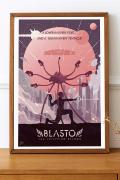 Blasto Lithograph