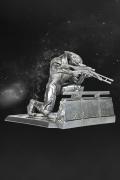 Garrus Vakarian 6" Statue (silver)