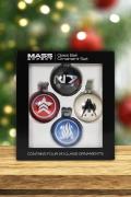 Mass Effect Glass Ball Ornament Set