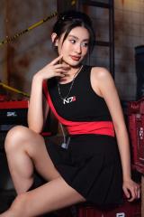 N7 Asymmetrical Crop Top
