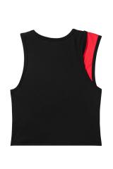 N7 Asymmetrical Crop Top