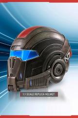 N7 Breather Helmet Replica, Morality Spinner Pin & Artwork (exclusive)