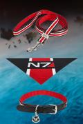 N7 Dog Collar, Leash & Bandana Set