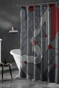 N7 Overlay Shower Curtain