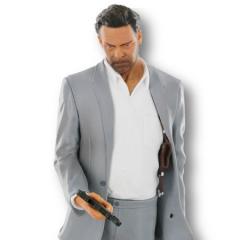 Max Payne Statue & Bullet Keychain