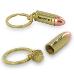 Max Payne Statue & Bullet Keychain