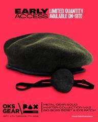 Big Boss Beret & Eye Patch