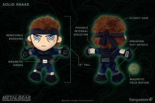 Snake & Otacon 10" Plush Set