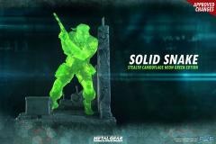 Solid Snake (stealth camouflage neon green)