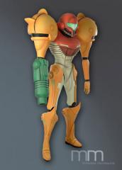 Samus Life-Size Statue