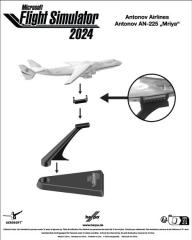 Antonov An-225 1/400 Scale Model, Flight Bag, Pin, Keychain, Patches & Artwork