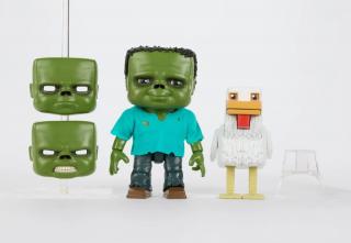 Chicken Jockey Baby Zombie & Chicken Figure Set