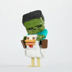 Chicken Jockey Baby Zombie & Chicken Figure Set
