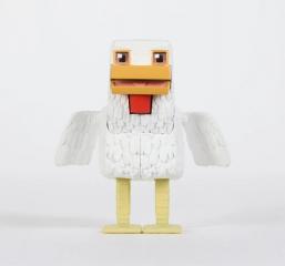 Chicken Jockey Baby Zombie & Chicken Figure Set