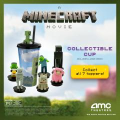 Minecraft Drink Cup Toppers