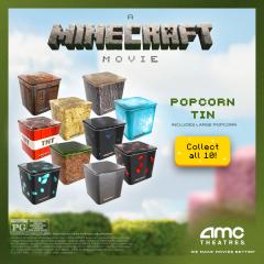 Minecraft Popcorn Tins