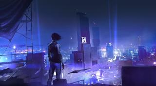 City at Night (Art Print)