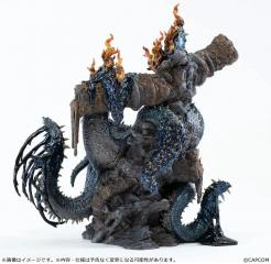 Hell Flame Octopus Nu Udra 11" Statue
