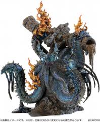 Hell Flame Octopus Nu Udra 11" Statue