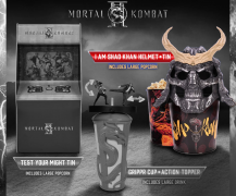 I am Shao Kahn Popcorn Tin w/ Helmet Topper