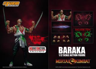 Baraka 1:12 Scale Action Figure (Bloody / exclusive)