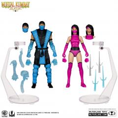 Sub-Zero VS Mileena 7" Figure (Klassic / 2 pack)