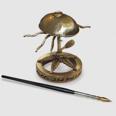 Linking Book, Gehn's Inkwell & Pen Replica
