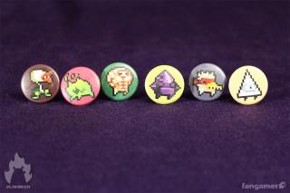 Chicken, Crystal, Steroids, Plant, Horror & Yung Venuz Button Set (exclusive)