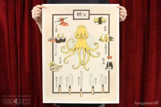 How to Prepare Tako 'Tosan Poster (exclusive)
