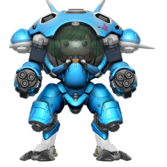 Pop! #177 Super Sized 6" Blueberry D.Va w/ MEKA (exclusive)