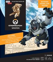 Winston 3D Wood Model & Poster