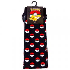 Pokeball Pattern Black Socks