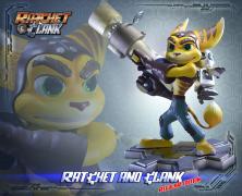 Ratchet and Clank Statue