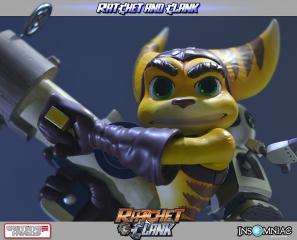 Ratchet and Clank Statue