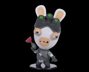 Heroes: Rabbids Sam Fisher Chibi 4" Vinyl