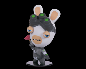 Heroes: Rabbids Sam Fisher Chibi 4" Vinyl
