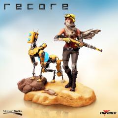 Joule & Mack K-9 Statue w/ Corebot Alphabet Decoder Dial
